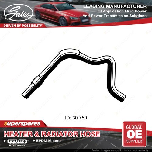 Gates Lower Radiator Curved Hose for Daihatsu Charade G100 G101 G102 1.3L 66KW