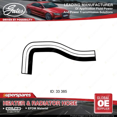 Gates Upper Radiator Curved Hose for Mitsubishi Triton MK 4M40-A 2.8L 96-03