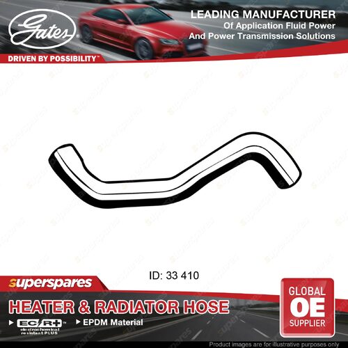 Gates Lower Radiator Curved Hose for Holden Astra TR C16SE 1.6L 74KW 95-98