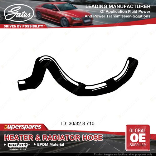 Gates Upper Radiator Curved Hose for Toyota Celica ZZT231 Automatic 1.8L 99-06