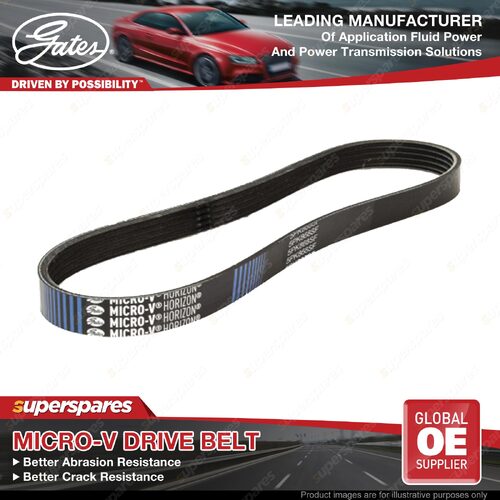 Gates A/C Micro-V Drive Belt for Ford Focus DB4 DP DYK DS DYL LW C-Max DM2 1.6L