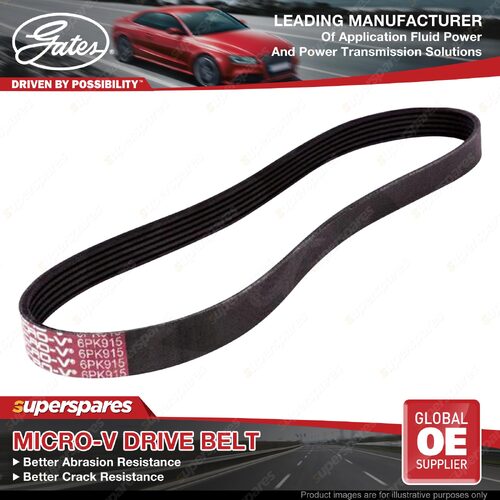 Gates Alt Micro-V Drive Belt for Honda Accord CH1 Orthia EL2 Prelude BB6 BB8