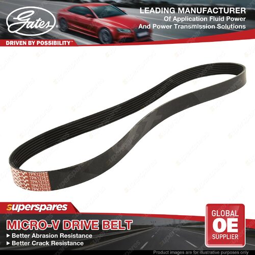 Gates Charger Micro-V Drive Belt for Audi A5 8F 8T A6 Allroad Quattro C6 A7 4GA