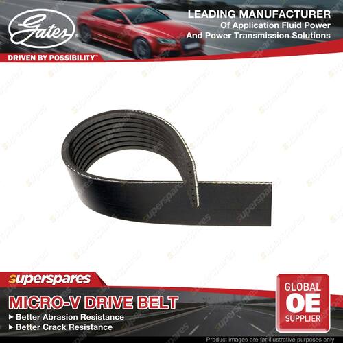 Gates FleetRunner Micro-V Drive Belt for Mercedes Benz Atego 4.2L OM904.917