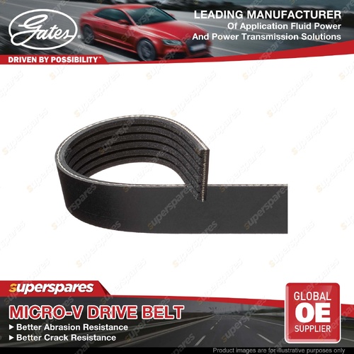 Gates Alt Micro-V Drive Belt for Holden Astra AH 1.9L DT DTH 2006-2010