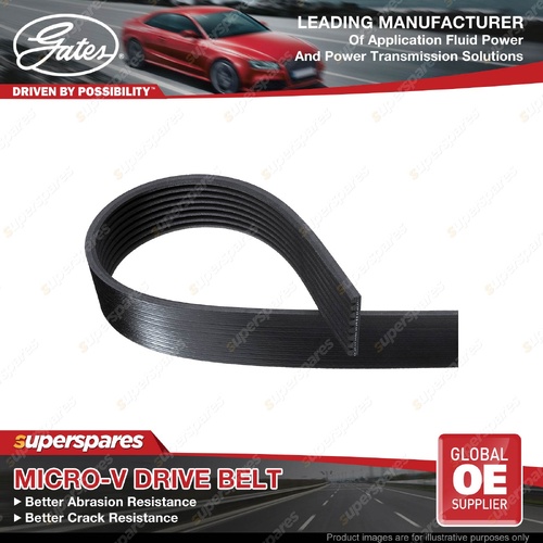 Gates A/C Micro-V Drive Belt for Land Rover Discovery L319 L320 4.4L 448PN