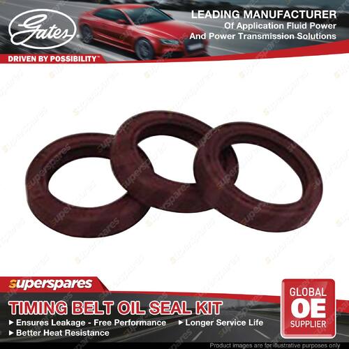 Gates Timing Belt Oil Seal Kit for Skoda Octavia 1Z3 1Z5 Roomster 5J 1.6 1.9 2.0