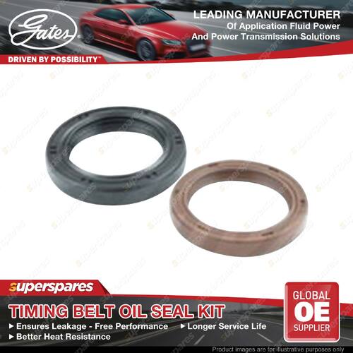 Gates Timing Belt Oil Seal Kit for Hyundai RD Elantra I30 Lantra Tiburon Tucson