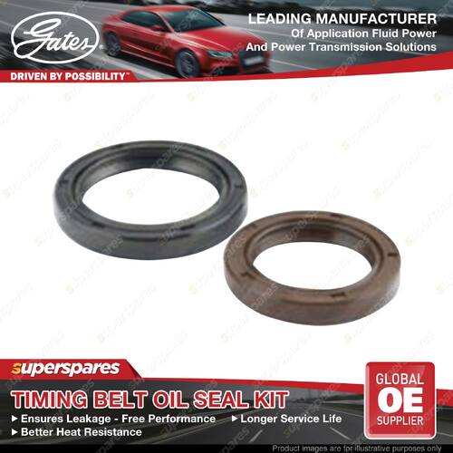 Gates Timing Belt Oil Seal Kit for Honda Legend KA8 C32A2 3.2L 151KW 91-96