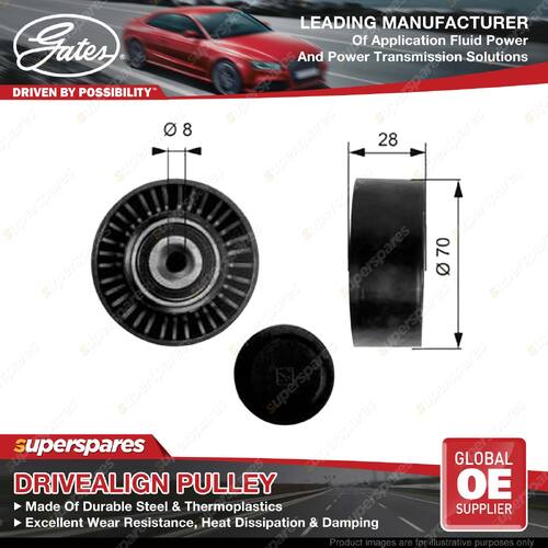 Gates Alt Idler Pulley for Volkswagen Amarok 2H S1 S6 S7 Crafter 30-50 35 2E 2F