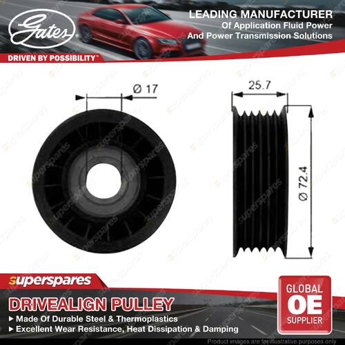 Gates Idler Pulley for Holden Rodeo TFR25 Frontera UES Jackaroo UBS25 Suburban