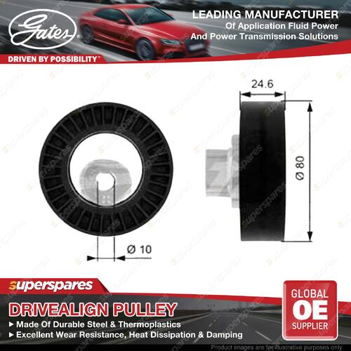 Gates DriveAlign Idler Pulley for BMW 3 Series E36 E46 2.5L 2.8L 91-05