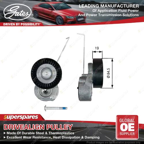 Gates DriveAlign P/S Tensioner Pulley for Nissan Navara D40 Pathfinder R51 2.5L