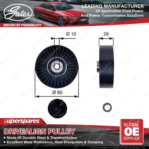 Gates Alternator Idler Pulley for Fiat Multipla 186AXG1A 1.9L 04/02-06/10