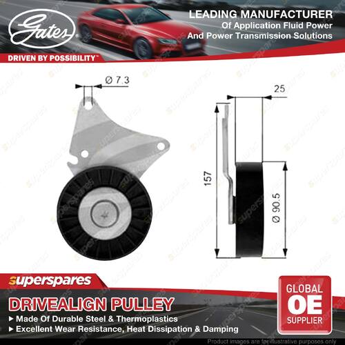 Gates Alternator Idler Pulley for Citroen Xsara N1 N2 Xantia X1 X2 ZX N2