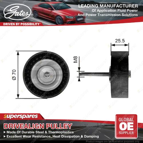 Gates Lower DriveAlign Idler Pulley for Ford Falcon FGX 4.0L 270KW 11/14-On