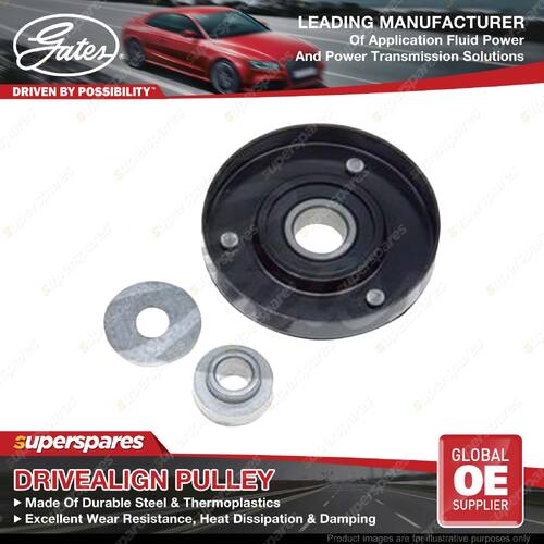 Gates DriveAlign P/S Idler Pulley for Mitsubishi 380 DB 3.8L 175KW 04/05-04/08