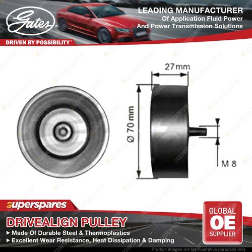 Gates Alt Idler Pulley for BMW X3 E83 320d E46 525d 530d 535d E60 E61 635d E63