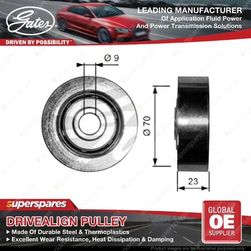 Gates Alternator Idler Pulley for Land Rover Freelander L314 2.0L 00-06