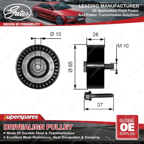 Gates Alternator Idler Pulley for Audi A3 8PA 8P1 TT 8J3 3.2L 184KW 03-10