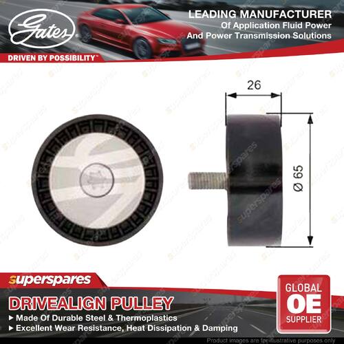 Gates DriveAlign Idler Pulley for Holden Cruze JG 2.0L 110KW 06/09-03/11