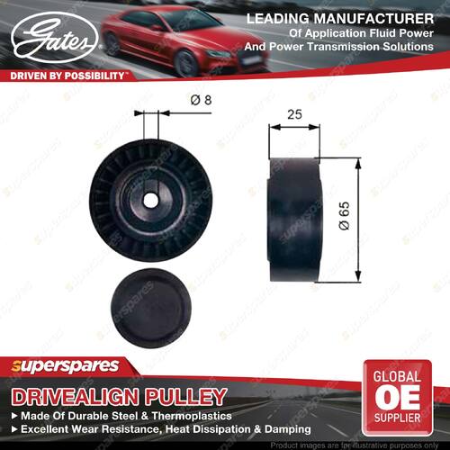 Gates Alt Idler Pulley for Audi A4 Allroad 8K A5 8T3 A6 4G2 4GC 4F5 Q5 8RB