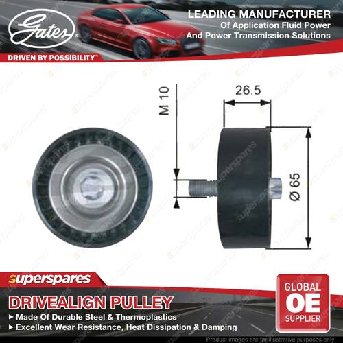 Gates Alt Idler Pulley for Benz E-Class 212 GLE 166 S-Class W221 SLK250 Vito 639