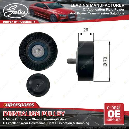 Gates Lower Alternator Idler Pulley for Ssangyong Actyon MPV Actyon Sports QJ