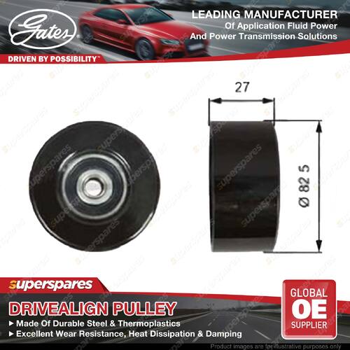 Gates Alt Idler Pulley for Nissan Almera N17L Cube Z12 Juke F15E Micra Tiida