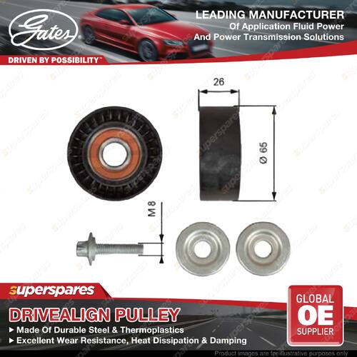 Gates Alt Idler Pulley for Benz A200 A250 C300 E200 E250 E300 GLA180 250 SLC300