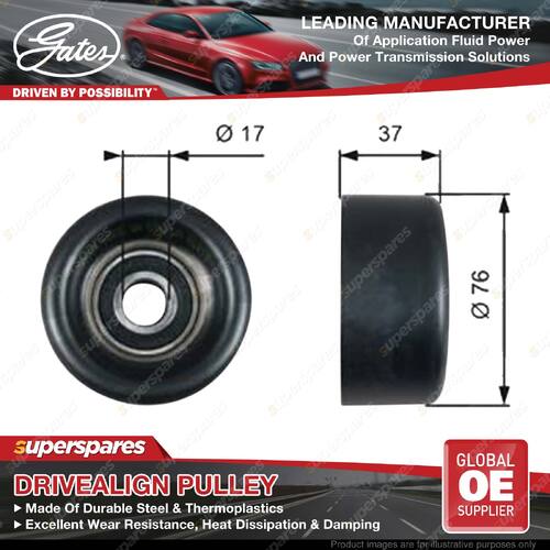 Gates DriveAlign Idler Pulley for Ford F250 F350 7.3L 175KW Without grooves