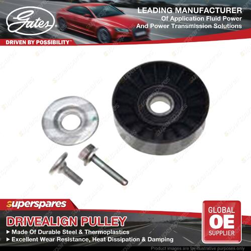 Gates DriveAlign Idler Pulley for Saab 9000 Hatchback 2.3L 1993-1998