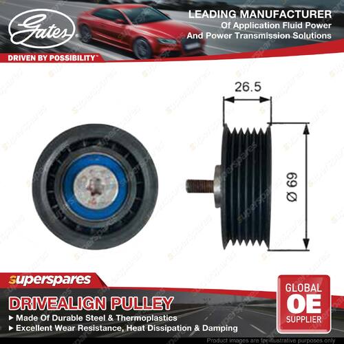 Gates Alternator Idler Pulley for Jeep Grand Cherokee WJ WG 2.7L 10/01-09/05