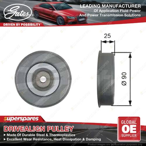 Gates Alternator Idler Pulley for Hyundai Sonata Y-2 Y-3 Terracan HP 3.0L 3.5L