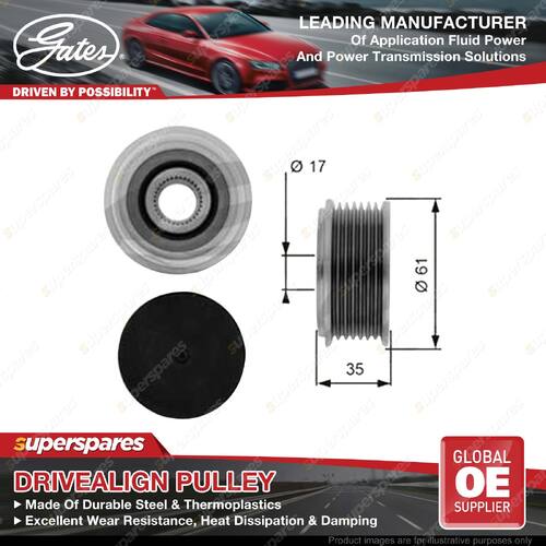 Gates DriveAlign Overrunning Alternator Pulley for Ford Transit VH VJ 00-06