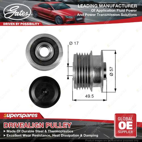 Gates Overrunning Alternator Pulley for Mercedes Benz A-Class A190 W168