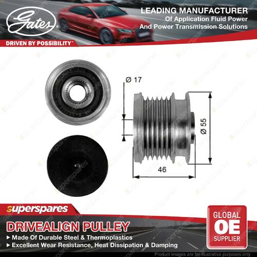 Gates DriveAlign Overrunning Alternator Pulley for Mercedes Benz Sprinter 906