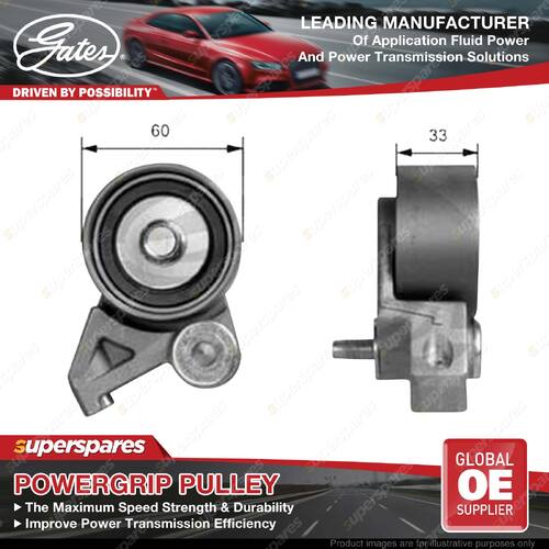 Gates Balancer Shaft Tensioner Pulley for Mitsubishi Starwagon SF SG SH SJ WA