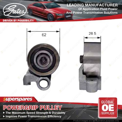 Gates Cam Tensioner Pulley for Toyota Hilux KUN16 KUN26 KZN165 3.0L 1997-On