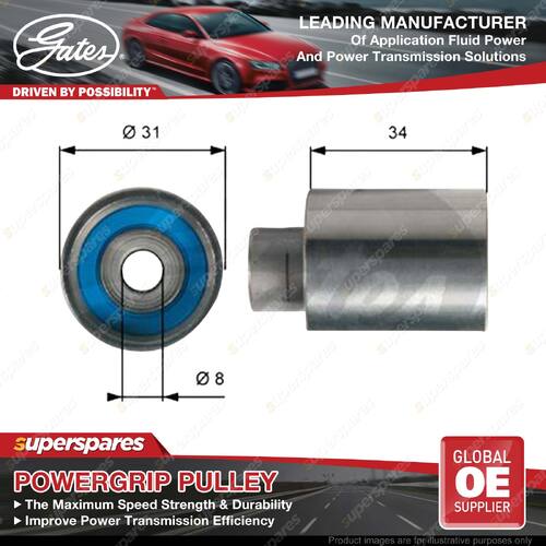 Gates Cam Guide Pulley for Subaru Impreza GD GE GH GG GR GV Forester SG SH WRX