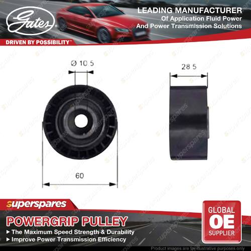 Gates PowerGrip Cam Guide Pulley for Ford Mondeo HA HB HC 2.0L 1995-2000