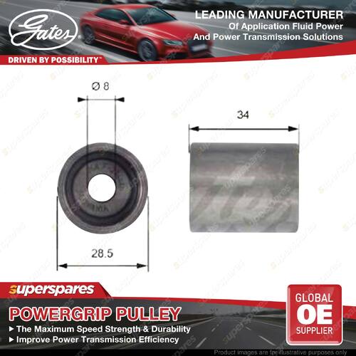 Gates Centre Upper PowerGrip Cam Guide Pulley for Audi A3 8PA A4 8K2 8K5 Q5 8RB