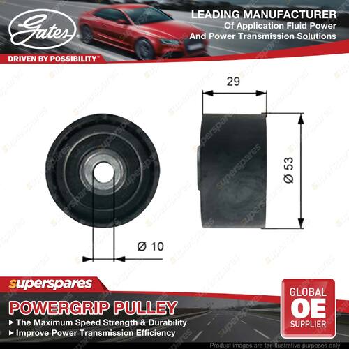 Gates PowerGrip Cam Guide Pulley for Saab 9-3 YS3F 9-5 YS3E 1.9L 110KW 132KW