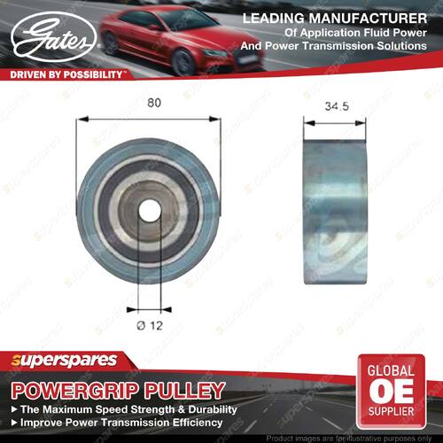 Gates PowerGrip Cam Guide Pulley for Audi A3 8P1 2.0L 103KW 05/03-08/12