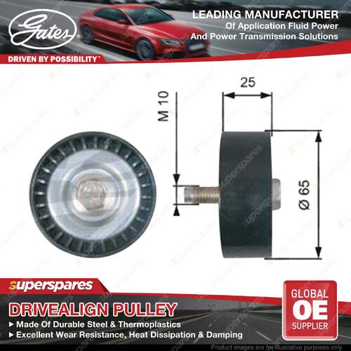 Gates Alternator Idler Pulley for Chrysler Sebring JS 2.4L 128kW FWD Petrol