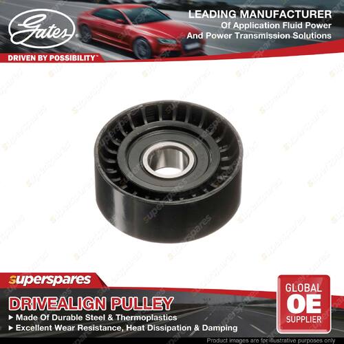 Gates DriveAlign Idler Pulley for Alfa Romeo Giulia 952 Stelvio 949 2.0L 2016-ON