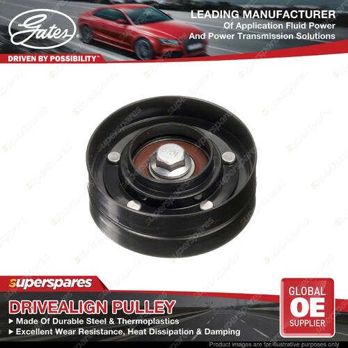 Gates DriveAlign Idler Pulley for DAF CF 75 9.2L 183KW 228KW 265KW 2001-2008