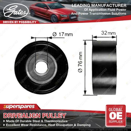 Gates Alternator Idler Pulley for Holden Commodore VZ 3.6L 175KW 04-06