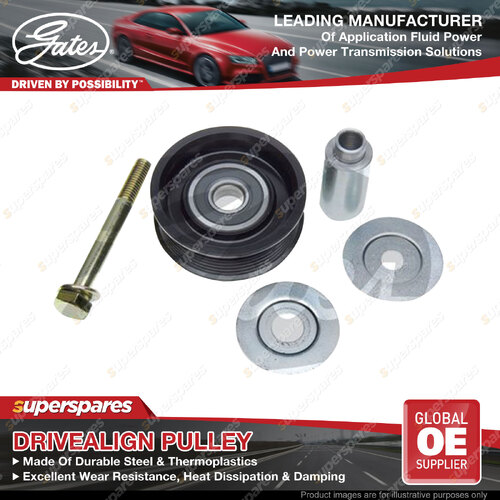 Gates DriveAlign Idler Pulley for Freightliner Argosy 485 500 525 550 600HP