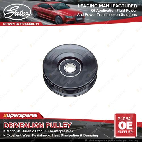 Gates DriveAlign Idler Pulley for Jeep Wrangler JK JL 3.6L 209KW ERB ERC 2011-ON